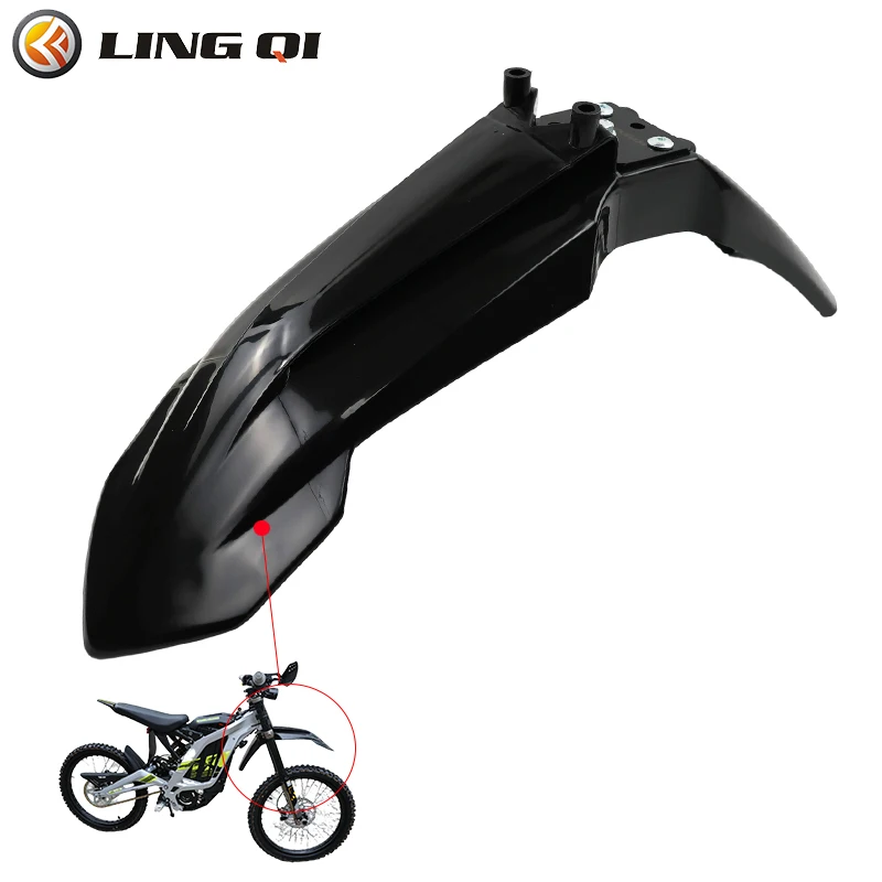 

LINGQI Modified Light Bee X Plastic Front Fender Mudguard Fit For SURRON Electronic Dirt Bike Mud Protector Part Kit