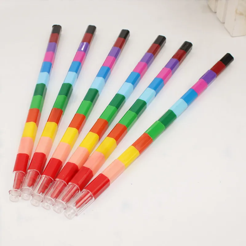 Graffiti Gel Pen 1 Piece Korean Stationery School Supplies Building Blocks Candy Color 12 Colors