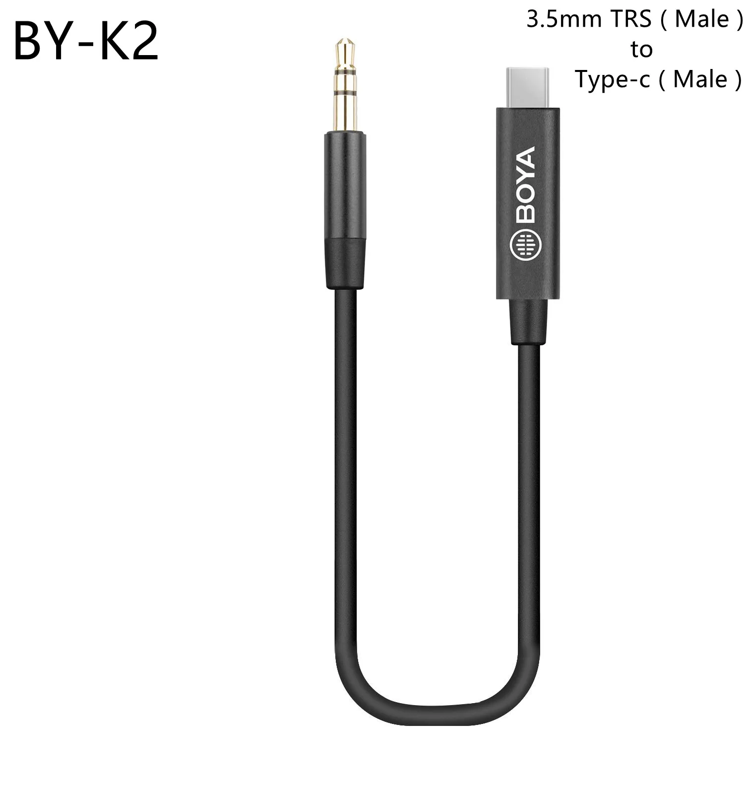 Microphone Adapter BOYA BY-K1-K9 3.5mm TRRS/TRS Audio Converter
