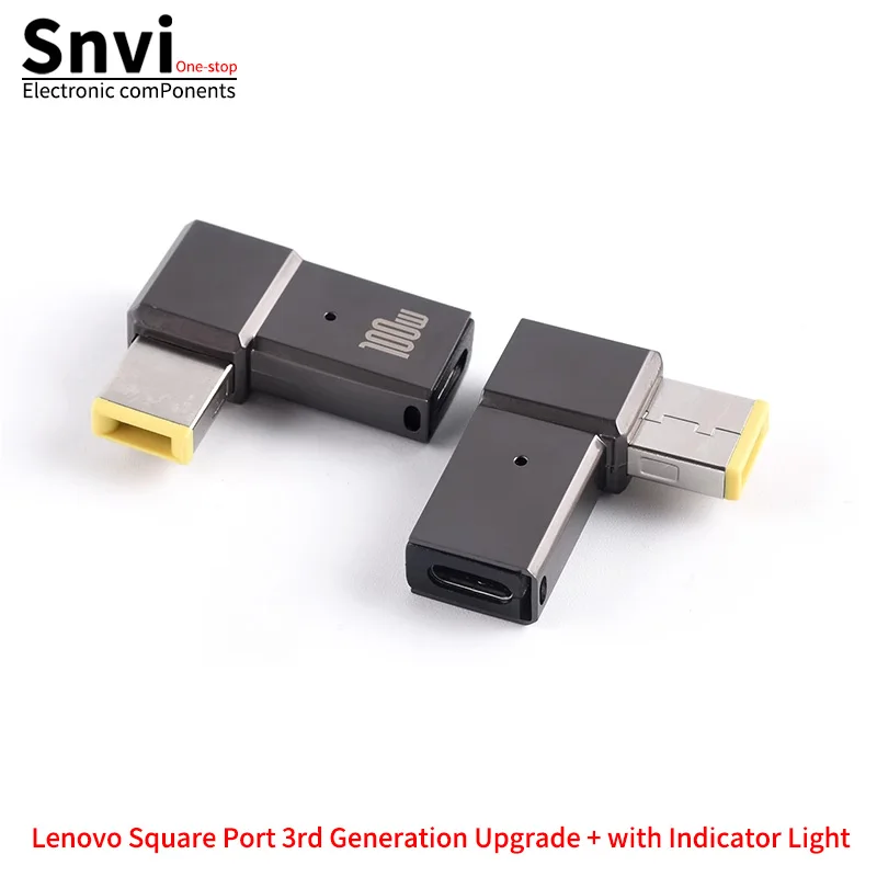 High-Power 100W Fast Charging Adapter: Type-C to DC PD Trigger Cable with Round/Square Port