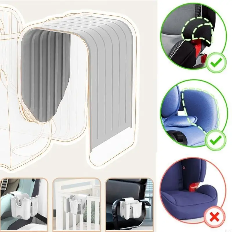 Adjustable Cup Holder Phone Storage Organiser Slot for Kids for Majority of Car Seats Models Crib Strollers Compatible