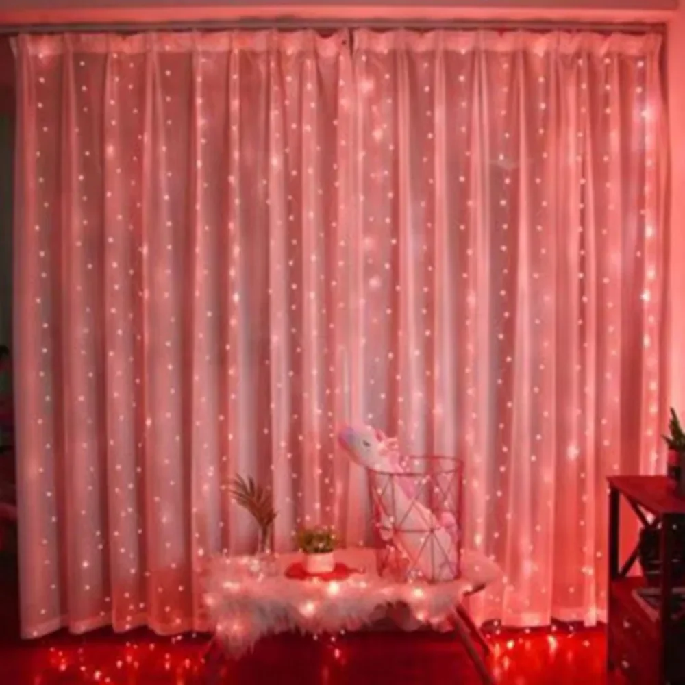 LED Curtain Fairy Lights for Festive Decoration and Ambiance
