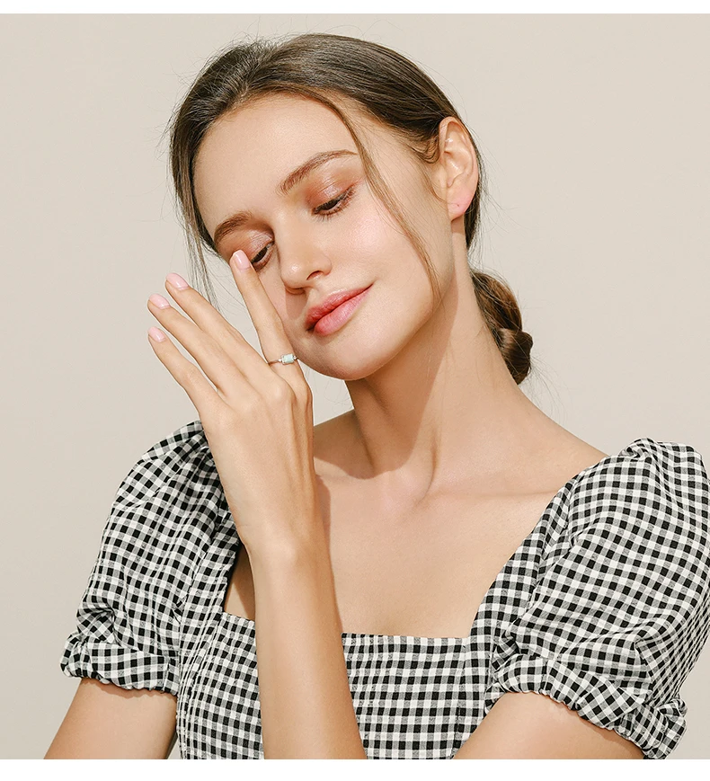 MODIAN Real 925 Sterling Silver Fantastic Natural Opals Finger Rings For Women Wedding Anniversary Jewelry Fine Accessories Anel