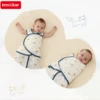 INSULAR Newborn Cocoon Swaddle Baby 2-in-1 Wrap Cloth Pure Cotton Infant Anti-startle Sacks Kids Hugging Blanket 4 Season 3