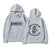 Men's Pure Cotton Hooded Sweatshirt Sons of Anarchy SAMCRO Double-sided Printed Men's and Women's Fashion Brand Design Pullover 4