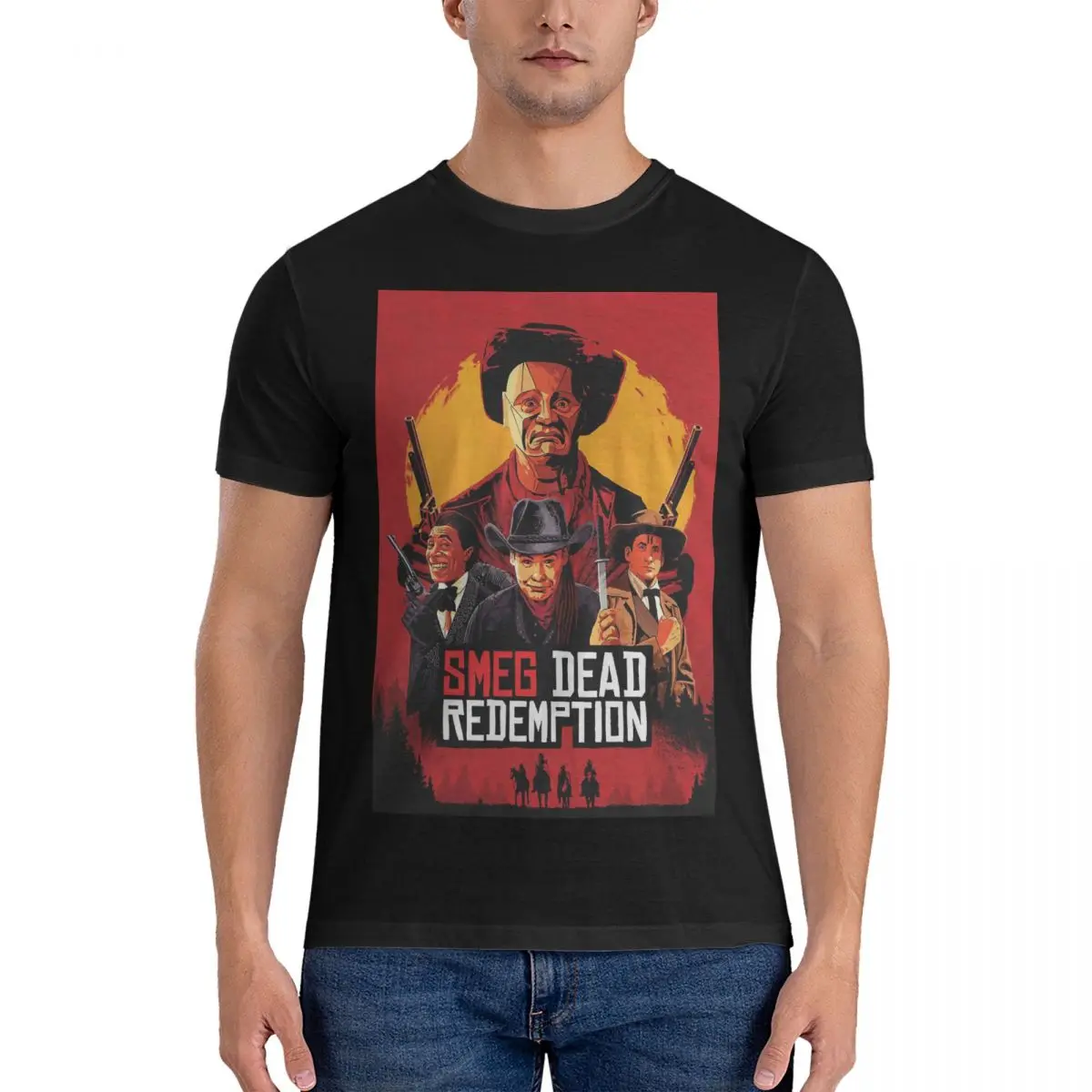 Maglietta Smeg Da Uomo Red Dead Redemption 100% Vestiti Di Cotone Incredibile Maglietta A Maniche Corte O Collo T-Shirt Idea Regalo