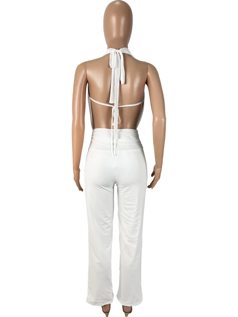 Jenny Halter Neck Ruched Pant Set 6