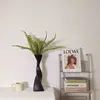 Nordic Black and White Twisted Ceramic Vase Decoration Living Room Fake Flower Simulation Flower New Year Home Coffee Shop Decor 5