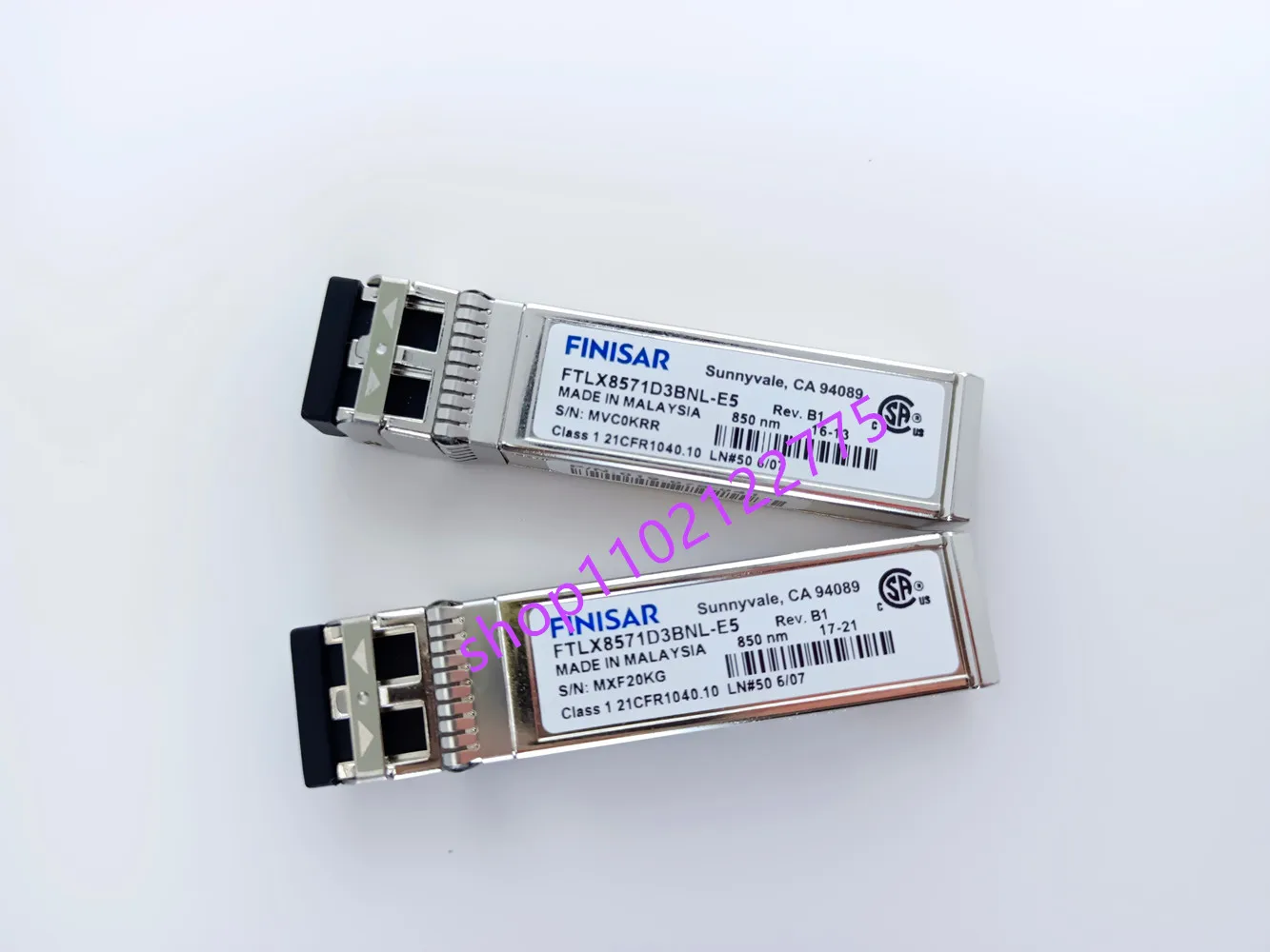 

Finisar 10g Sfp/FTLX8571D3BNL-E5/10G 850nm 300m Transceiver/Finisar Sfp/Finisar 10g Switch/10g Fiber Optical Adapter/Switch Sfp