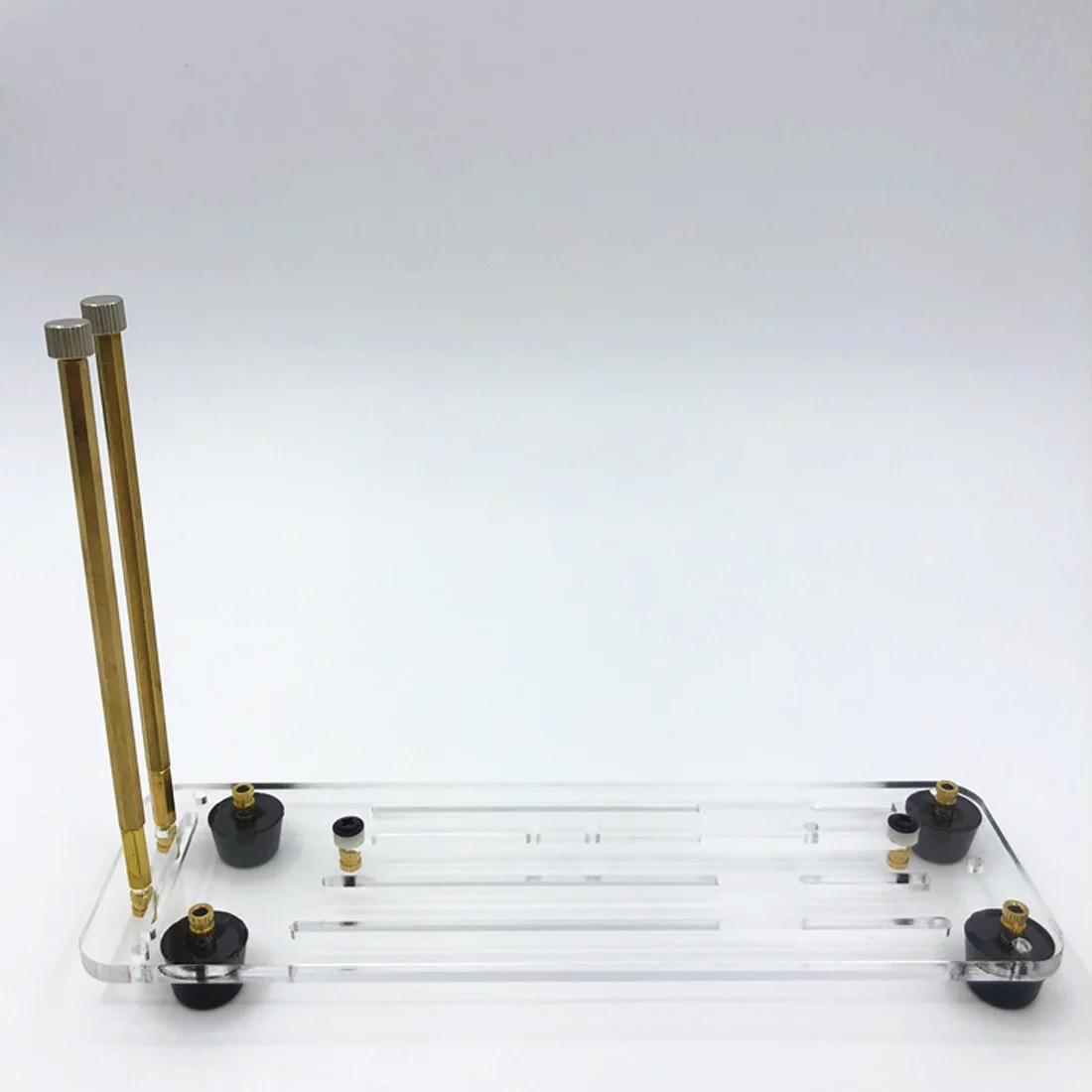Graphics Card Vertical Kickstand Bracket Transparent Acrylic Base Rubber Support thumbnail 4