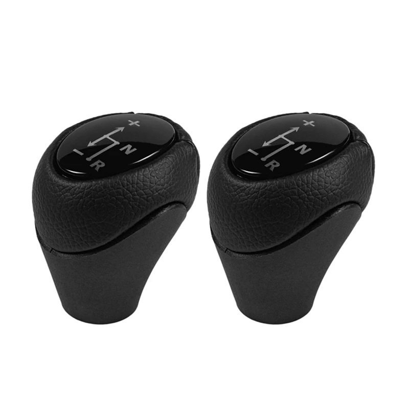 New-2Pcs Ricambi Auto Cambio Automatico Pomello Del Cambio Leva Cambio Per Mercedes Benz Smart Fortwo Roadster 450 451 Brabus Fortwo