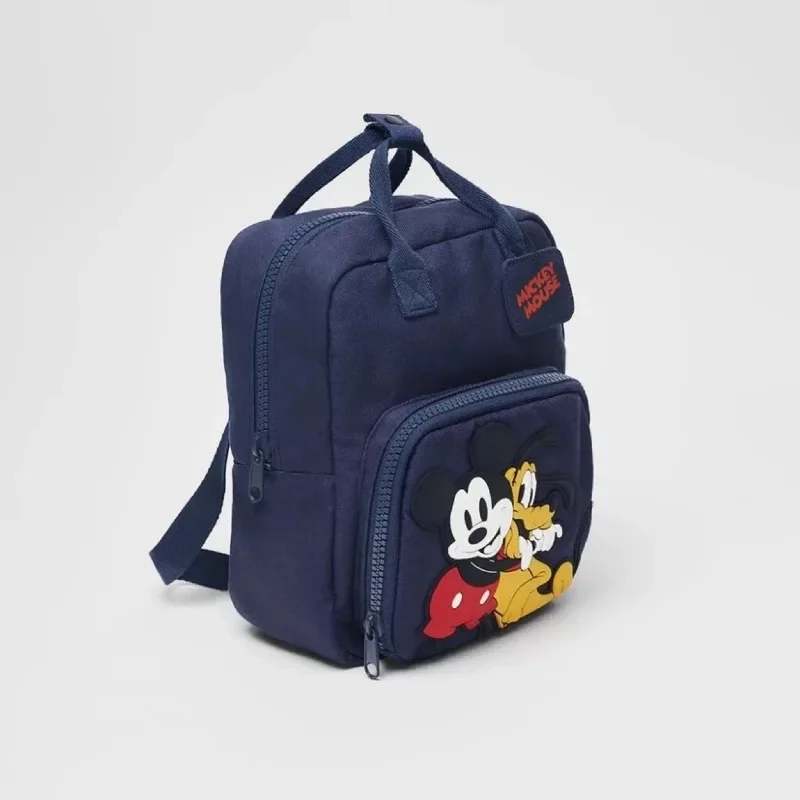 Disney Cartoon Mickey Backpack Children's Double Shoulder Bag For 2-6 Year Old