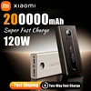 Xiaomi 200000mAh High Capacity 120W Fast Charging Power Bank Digital Display Portable External Battery For Iphone Samsung Huawei 1