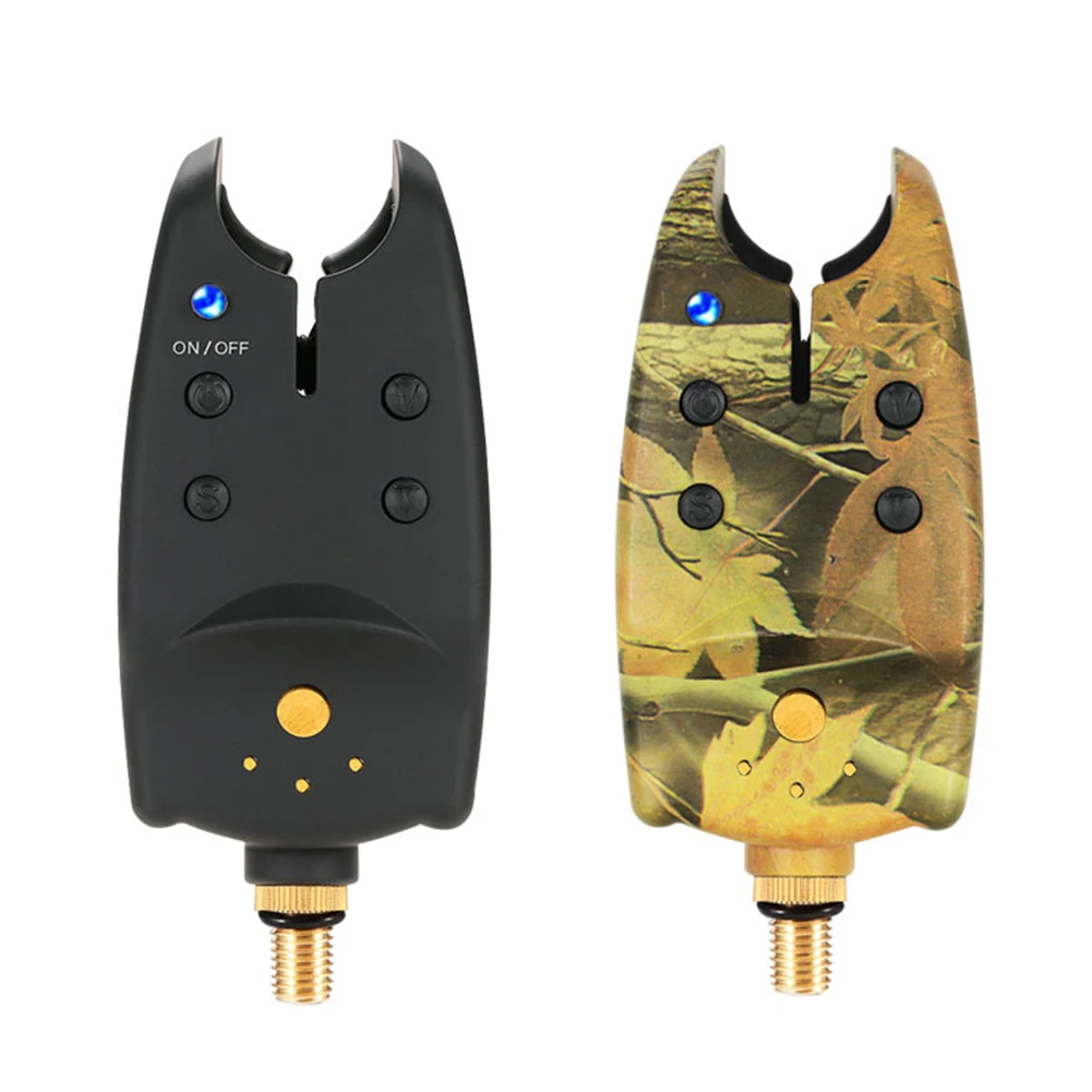 Fishing Bite Rod Alarm,Led Light Reminder Fishing Rod Bells,Adjustable  Volume,Fishing Poles Bite Alarms Suitable for Sea Rods,Cast Fishing  Rod,Carp