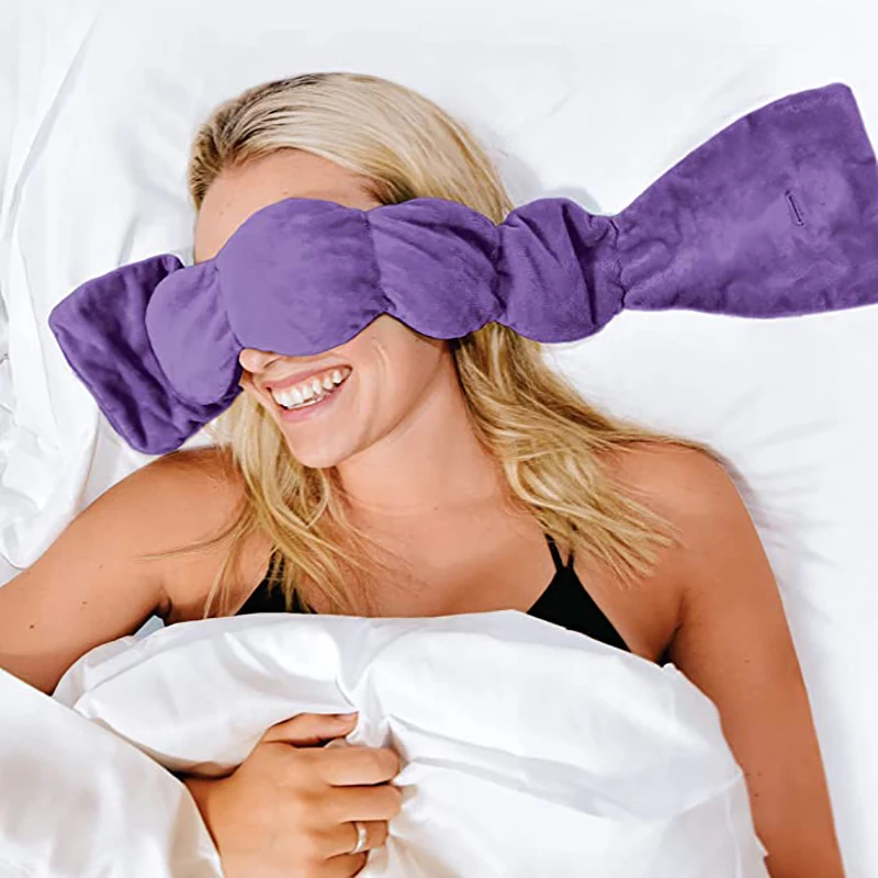 Blanket Weighted Sleep Mask Gravity Eye Pillow Gravity Gentle Pressure Sleep Mask Light Blocking Sleeping Traveling Relaxation 2