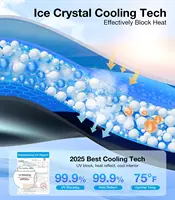 Windshield Sunshade Sun Blockage Foldable Heat Insulation Sunshade Storage Bag