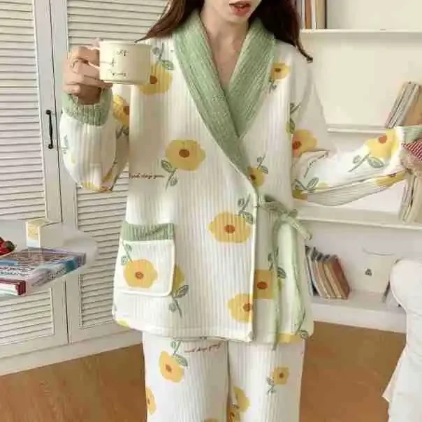 Maternity Clothing Sets Postpartum Nursing Clothes Sleepwear For Pregnant Women Autumn/winter