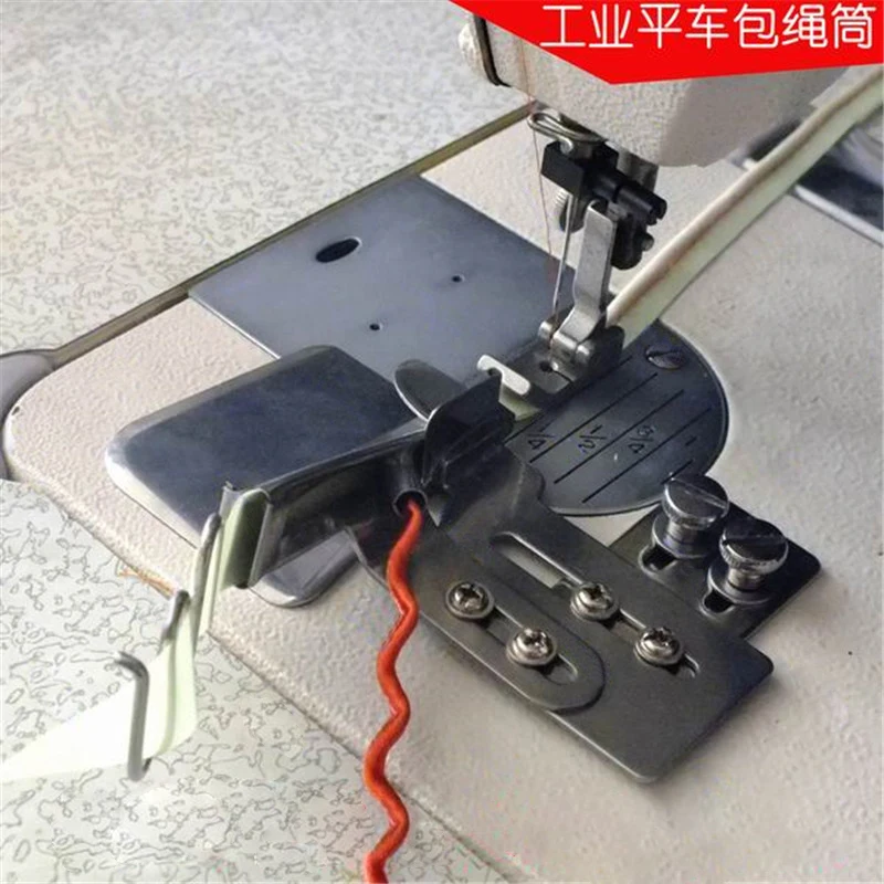Piping Welting Cording Folder Device Fit Single Needle Lockstitch Sewing  Machine Accessories Adjustable Guide - AliExpress