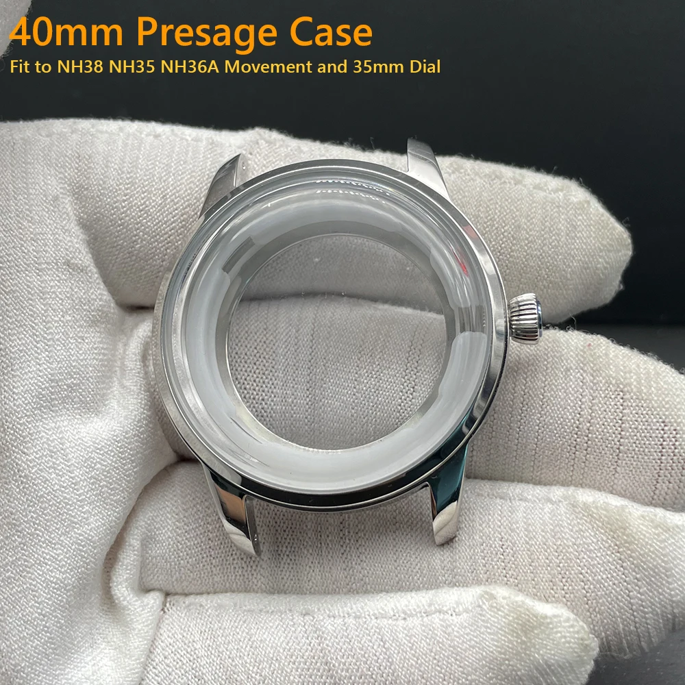 Mod Presage Series Watch Case 40mm Fit to NH35/NH38