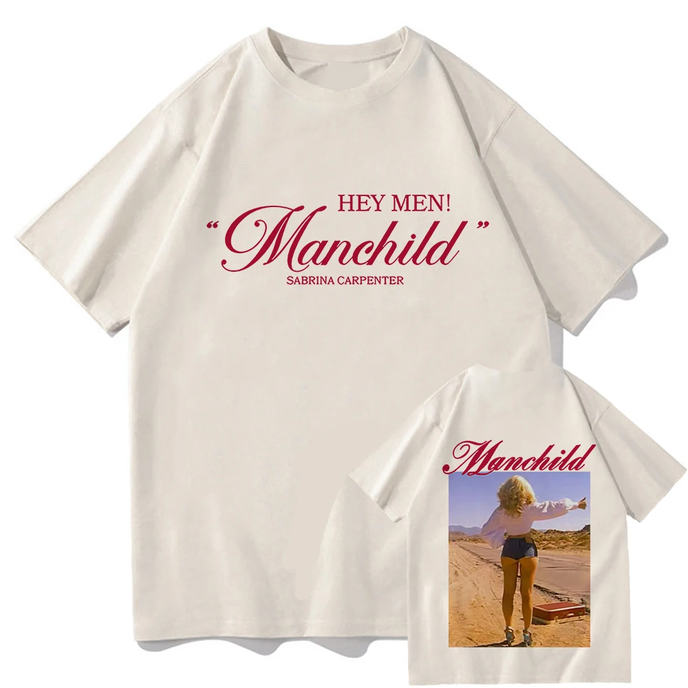 ミュージシャン sabrina carpenter manchild tee Sabrina Carpenter