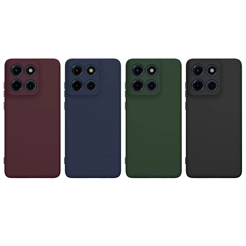 Premium Liquid Silicone Magnetic Protective Phone Cover - Stylish and Durable Case