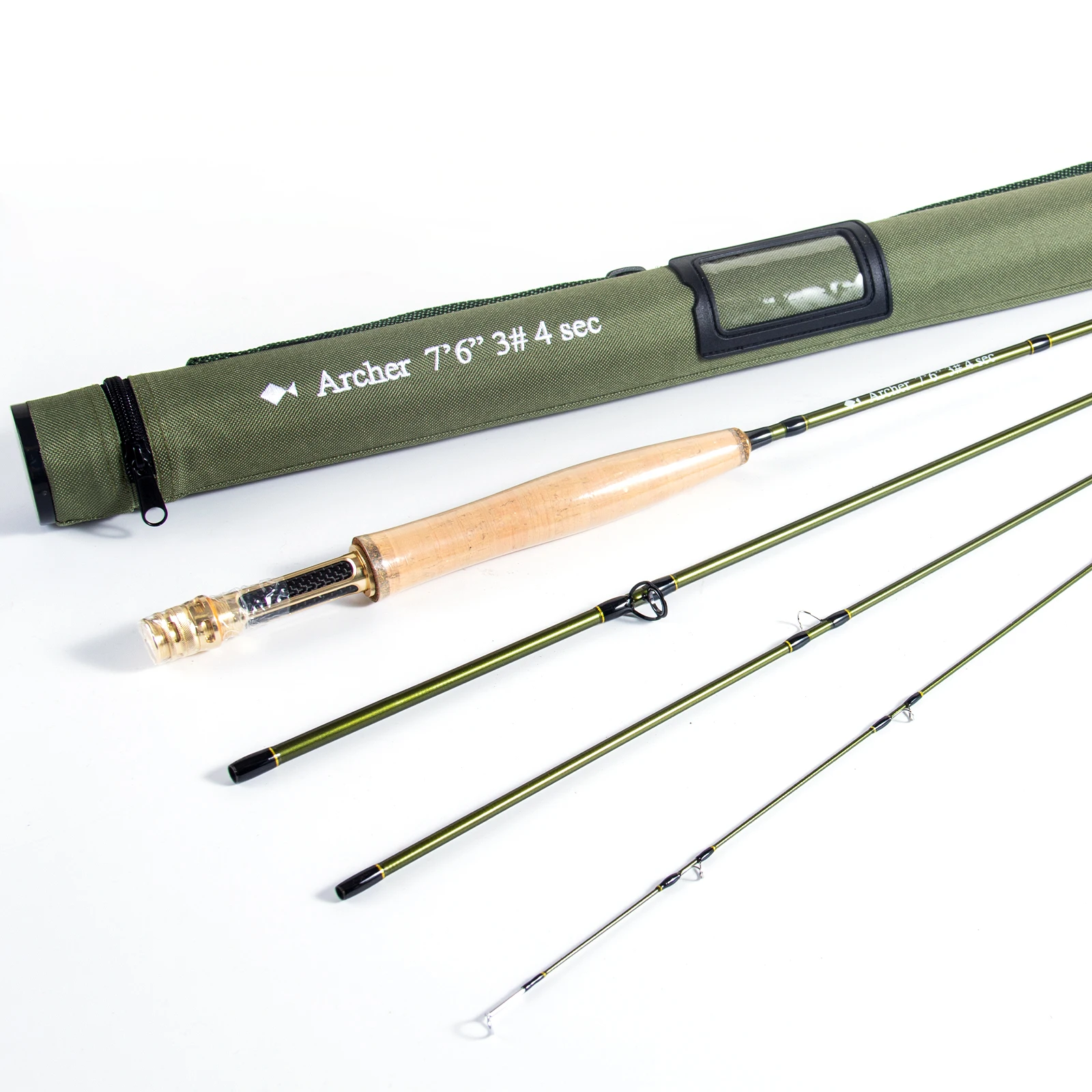 Description Picture 4 of itemANGLER DREAM Archer Fly Fishing Rod, 4 Section Fishing Tools, Fast Action, Graphite IM, 10, 36T Carbon Fiber, Stream Fly Rod