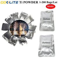 1-200Bags Ti Powder for Stage Cold Spark Fountain Machine MSDS Certification Spark Powder for Indoor and outdoor Party 200g 1