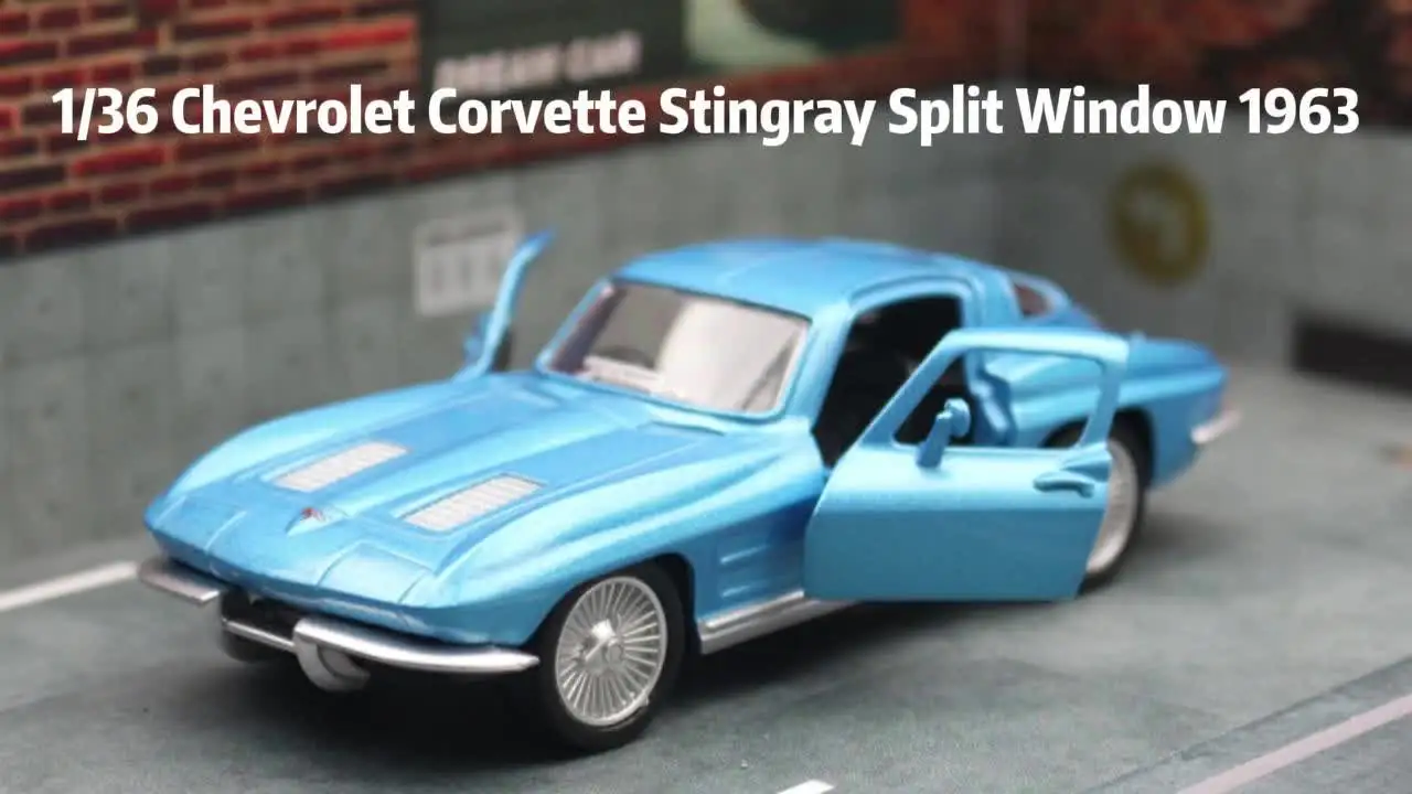 ミニカー CHEVROLETCORVETTESTINGRAY Coupe C2(1963) 1/36 Chevrolet