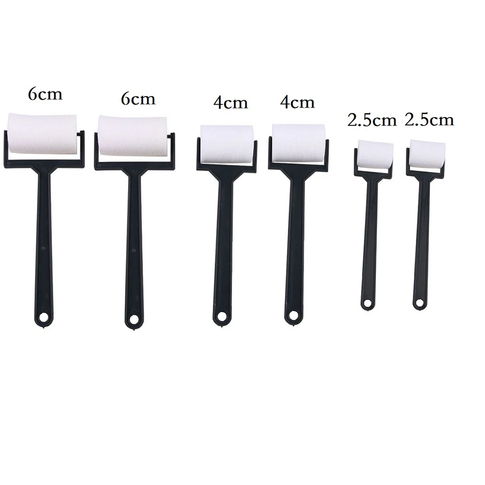 Description Picture 3 of item3/6PCS Sponge Rollers Brush To Paint Color Wall Stick Craft Tool White Sponge Brush Foam Painting For Children Draw DIY