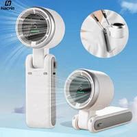 Portable Turbo Fan Mini Hanging Neck Fan USB Rechargeable Handheld Fan 3600mAh Foldable Mini Neck Fan Portable Small Turbo Fan 1
