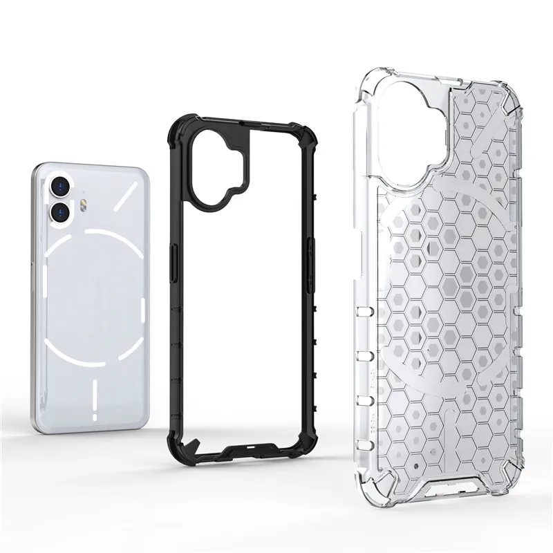 Shockproof Honeycomb Hard PC Protective Bumper Case, 6.7-Inch