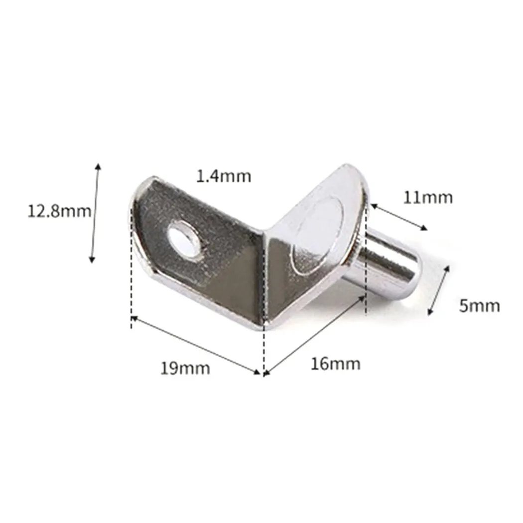 Description Picture 5 of itemShelf Brackets Support Studs Pegs 5mm Metal Pin Shelves Seperator Shelves Seperator Fixed Cabinet Bookcase Wall Mount Holder