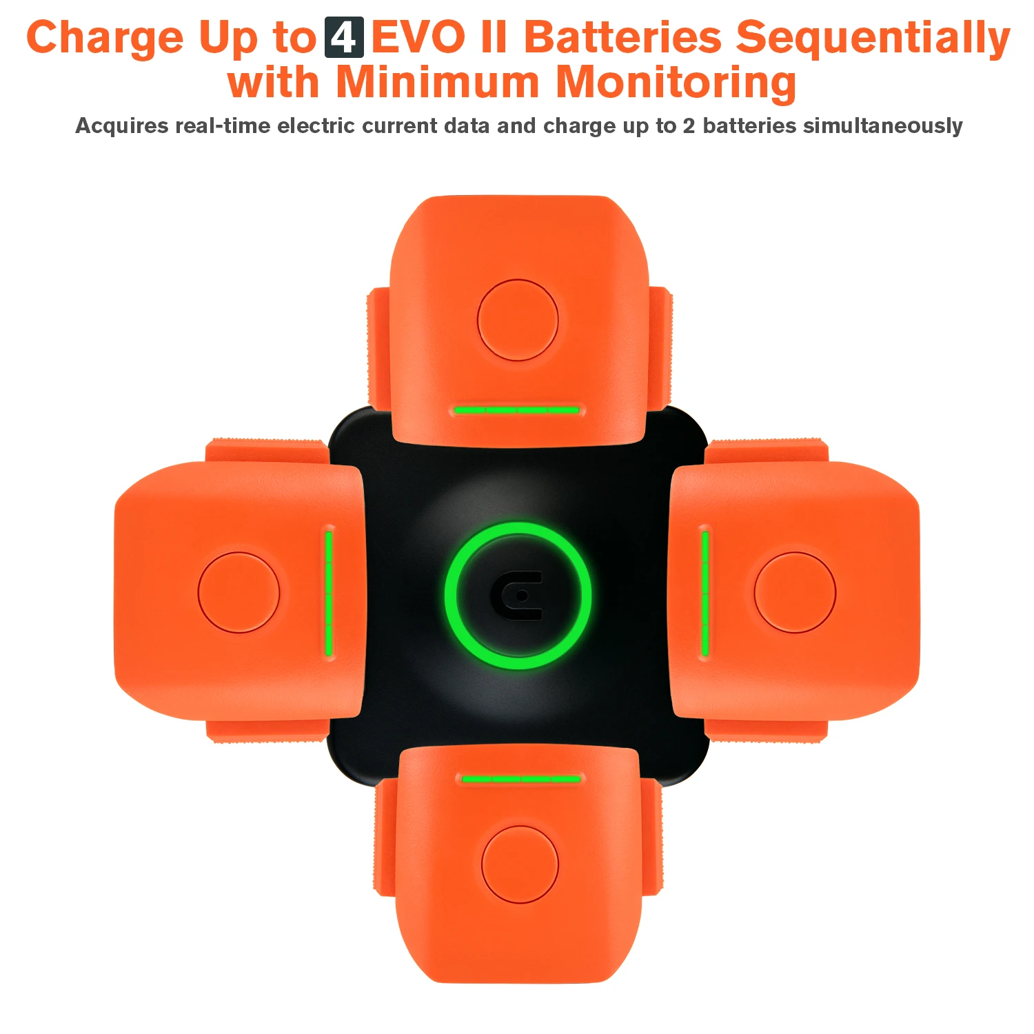 Autel Robotics Multi-battery Charger Original 4 in 1 Battery Charging Hub Camera Drone Battery Charging For EVO II Series