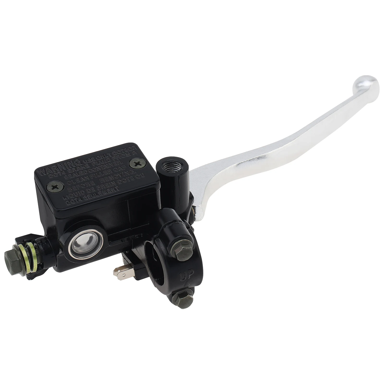 M10 Motorcycle Upper Front Brake Clutch Master Cylinder CNC Pump Lever For Honda / Suzuki