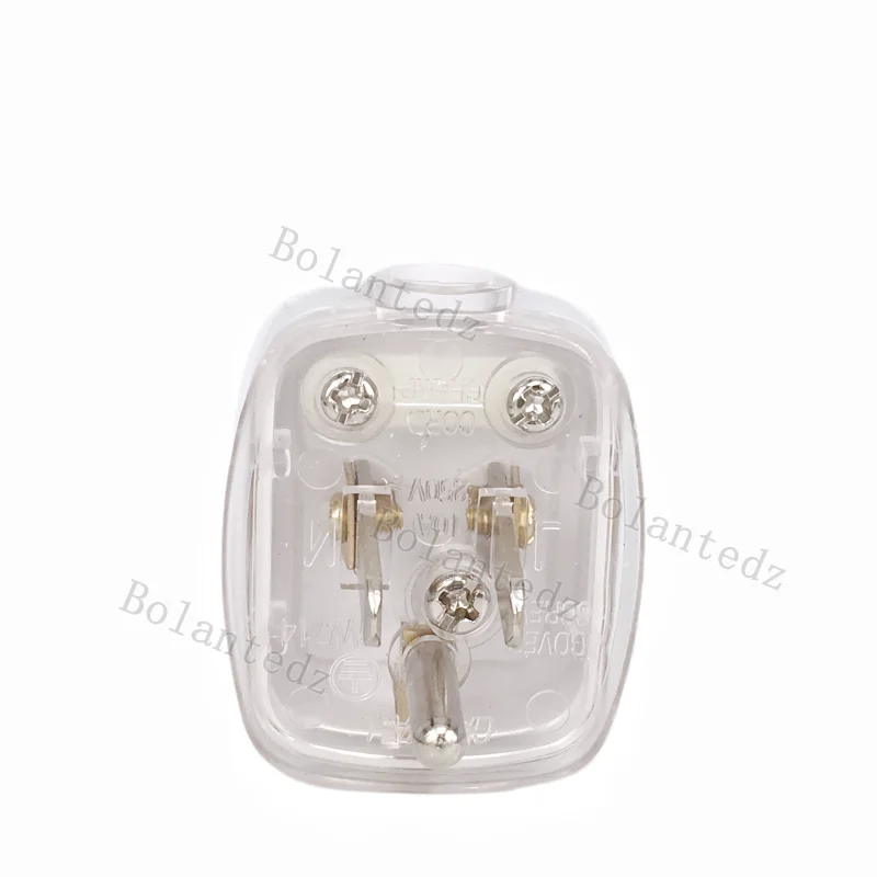 DIY Rewire 3 Pins US Plug 10Amp 250V Male Socket Electrical Wire Connect AC Power Adapter Detachable