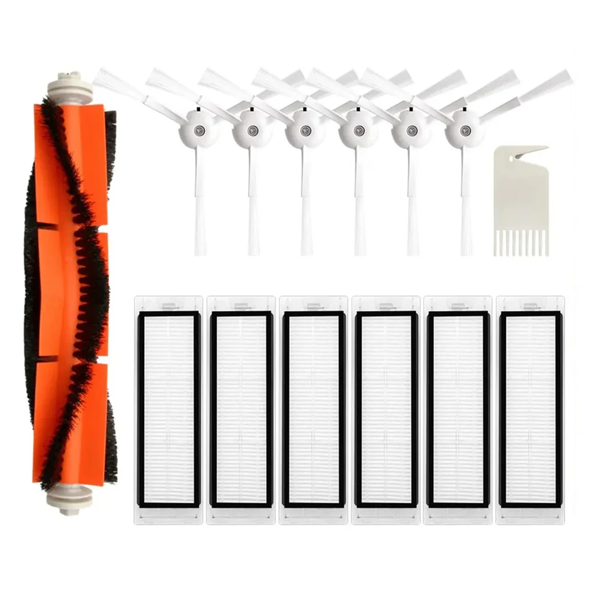 Для робота-пылесоса Xiaowa Lite C10/C102-00, роликовая боковая щетка, Hepa фильтр, аксессуары, запасные части