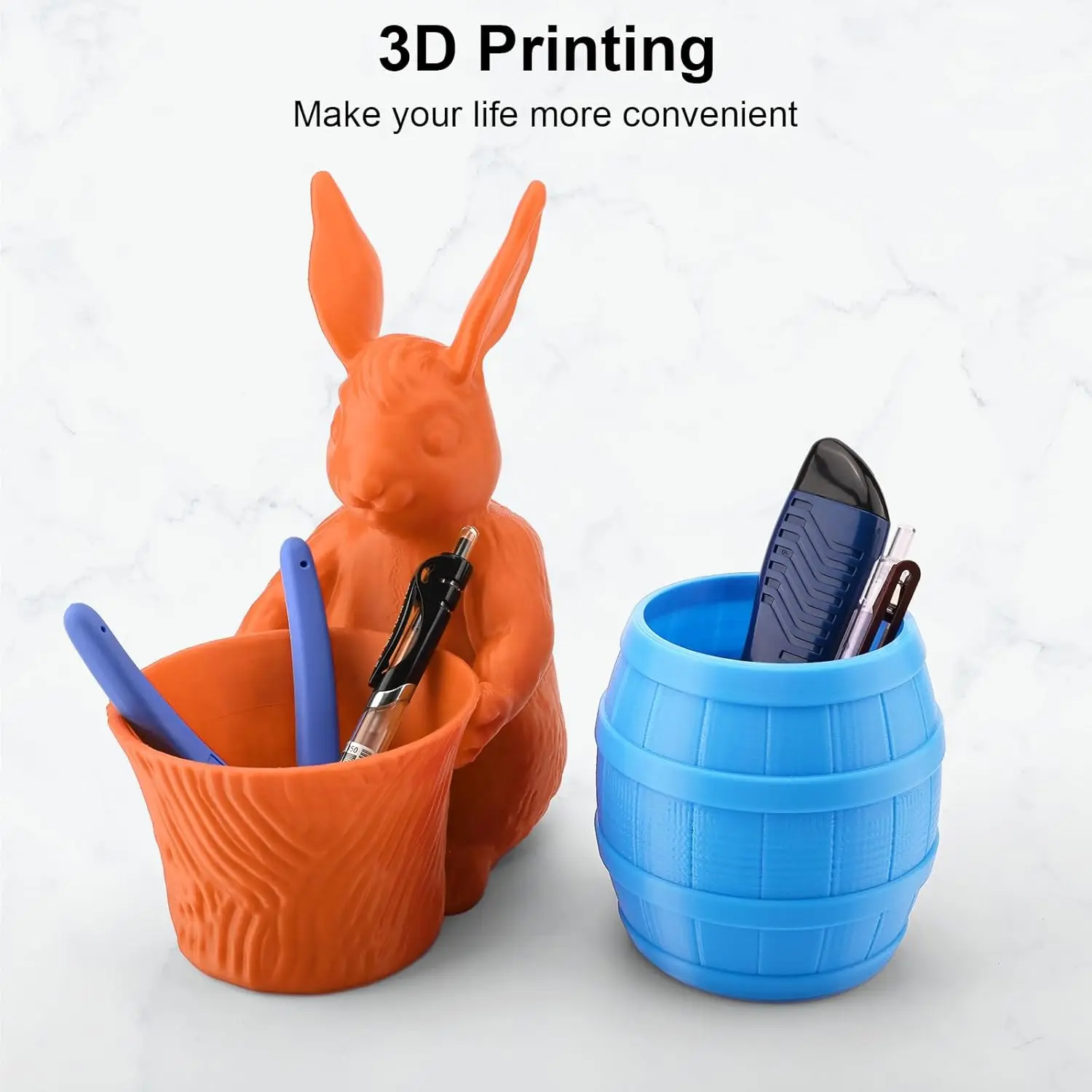 1.75mm 고속 PLA 필라멘트 번들 치수 정확도 +/-0.02mm 높은 출력 품질 애플 그린 블루 스킨 톤 라벤더