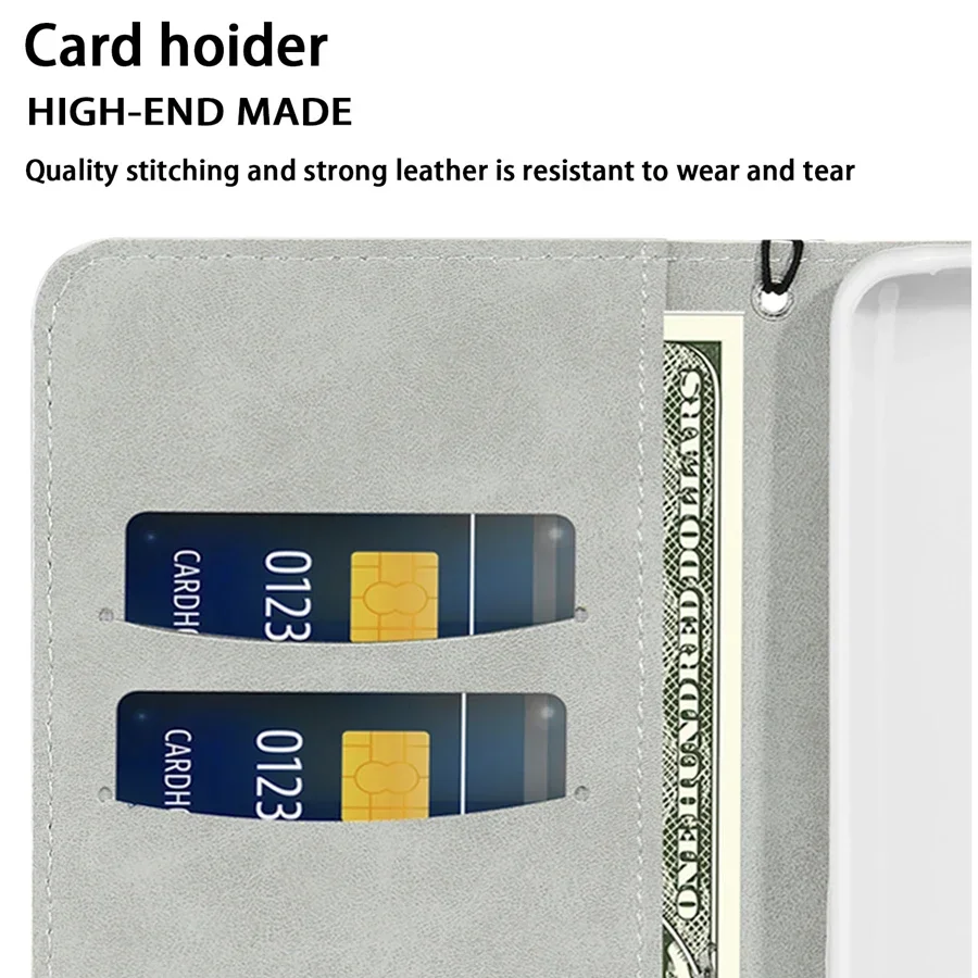 Wallet Flip Leather Case For Samsung Galaxy S25 Edge S24 Ultra S23 Plus S22 S20 FE A16 A17 A26 A35 A36 A55 A56 leather wallet case leather case phone case leather phone case