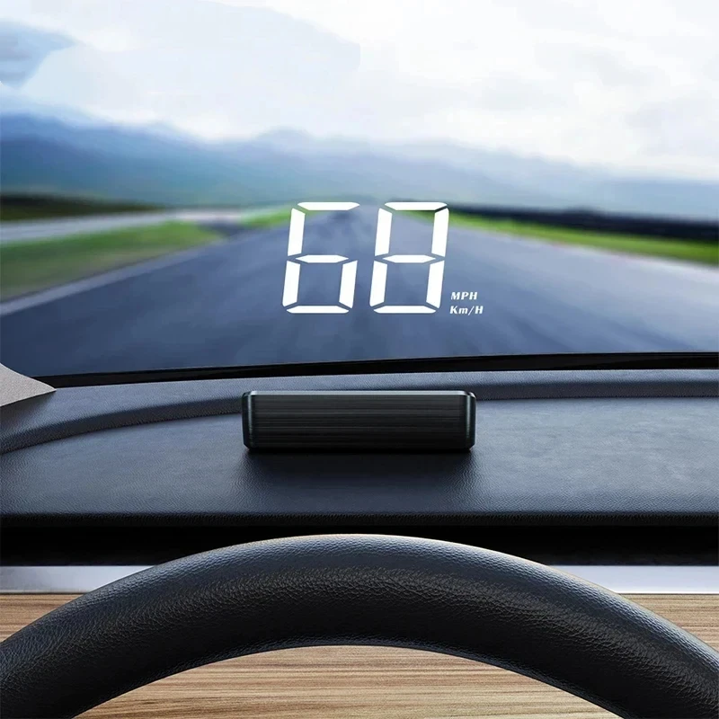 Nuevo Velocímetro para Automóvil, Pantalla de Visualización Frontal (HUD), Medidor de Velocidad Digital, Proyector para Parabrisas, Accesorios Electrónicos para Vehículos, Camiones y Automóviles 1