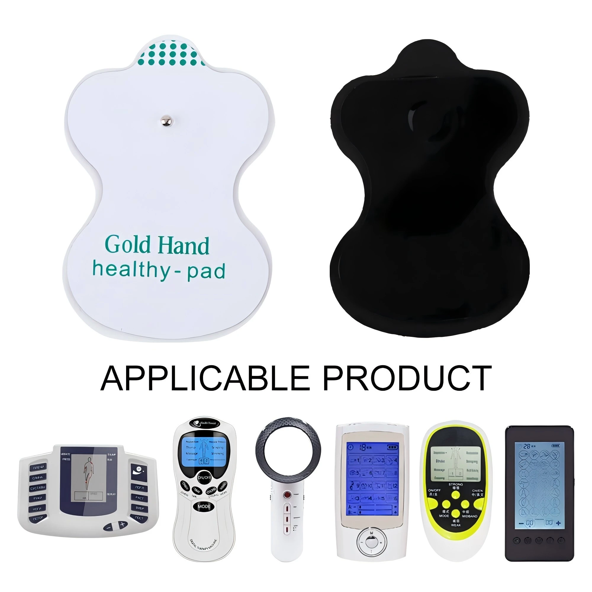 10/50PCS Electrode Pads Gel Tens Acupuncture Physiotherapy Machine Slimming Pulse Ems Muscle Stimulator Massager Sticker care muscle stimulator,electrode pads
