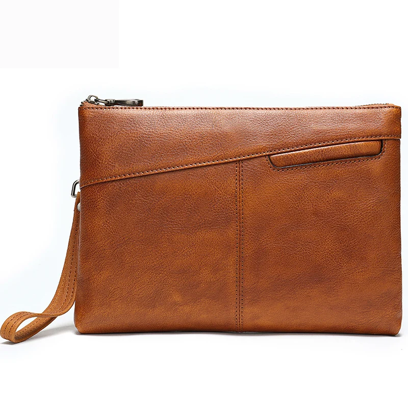 MINI 18 STRAP POCHETTE IN BRONZE BROWNN SUPPLE CALFSKIN
