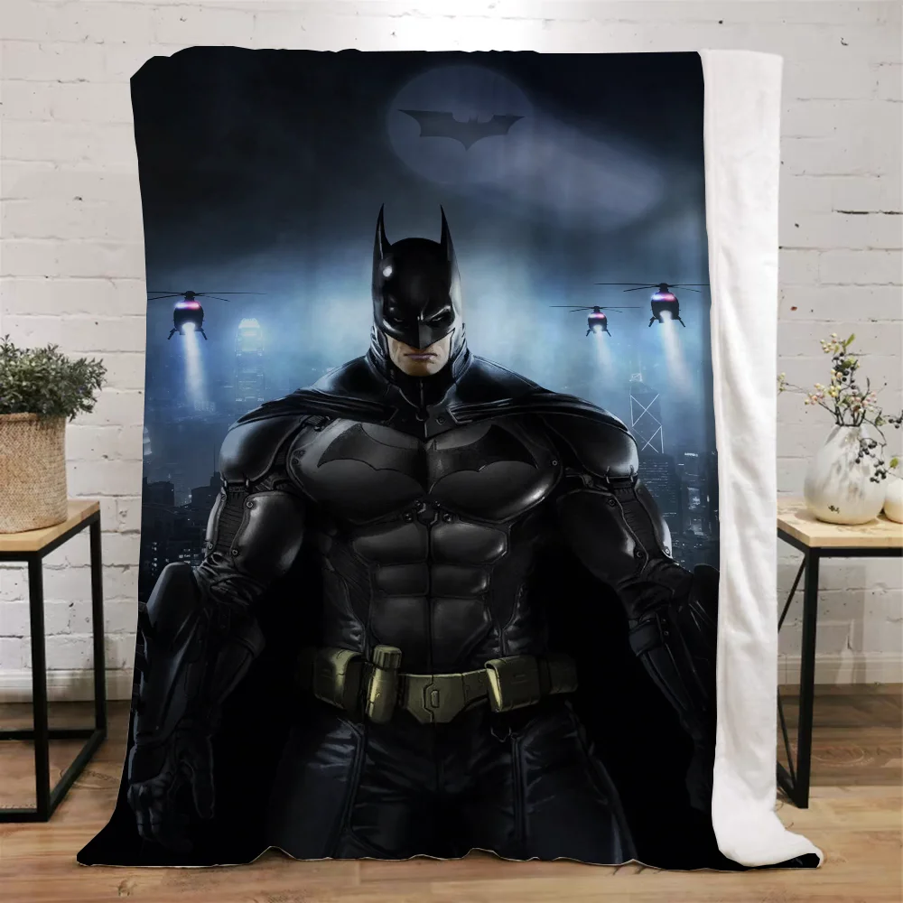 Batmans Throws Blankets for Sofa Luxury Throw Blanket King Size Beach Towel Knitted Plaid Home and Decoration Microfiber Bedding 3