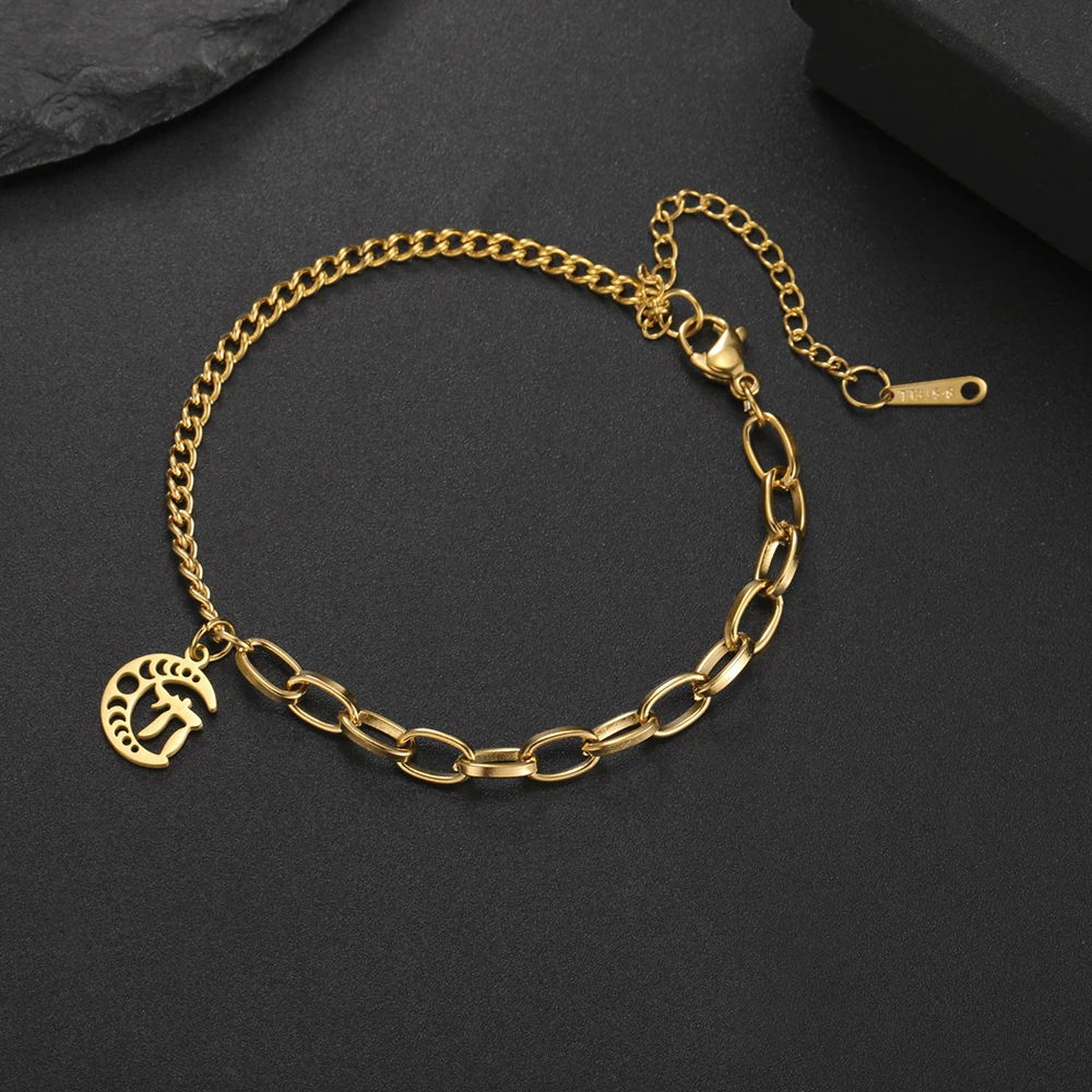 Dawapara Jüdischer Segen Chai Charm Armband Judentum Hebräischer Buchstabe Lebenssymbol Religiöses Amulett Edelstahlschmuck – Detail 20