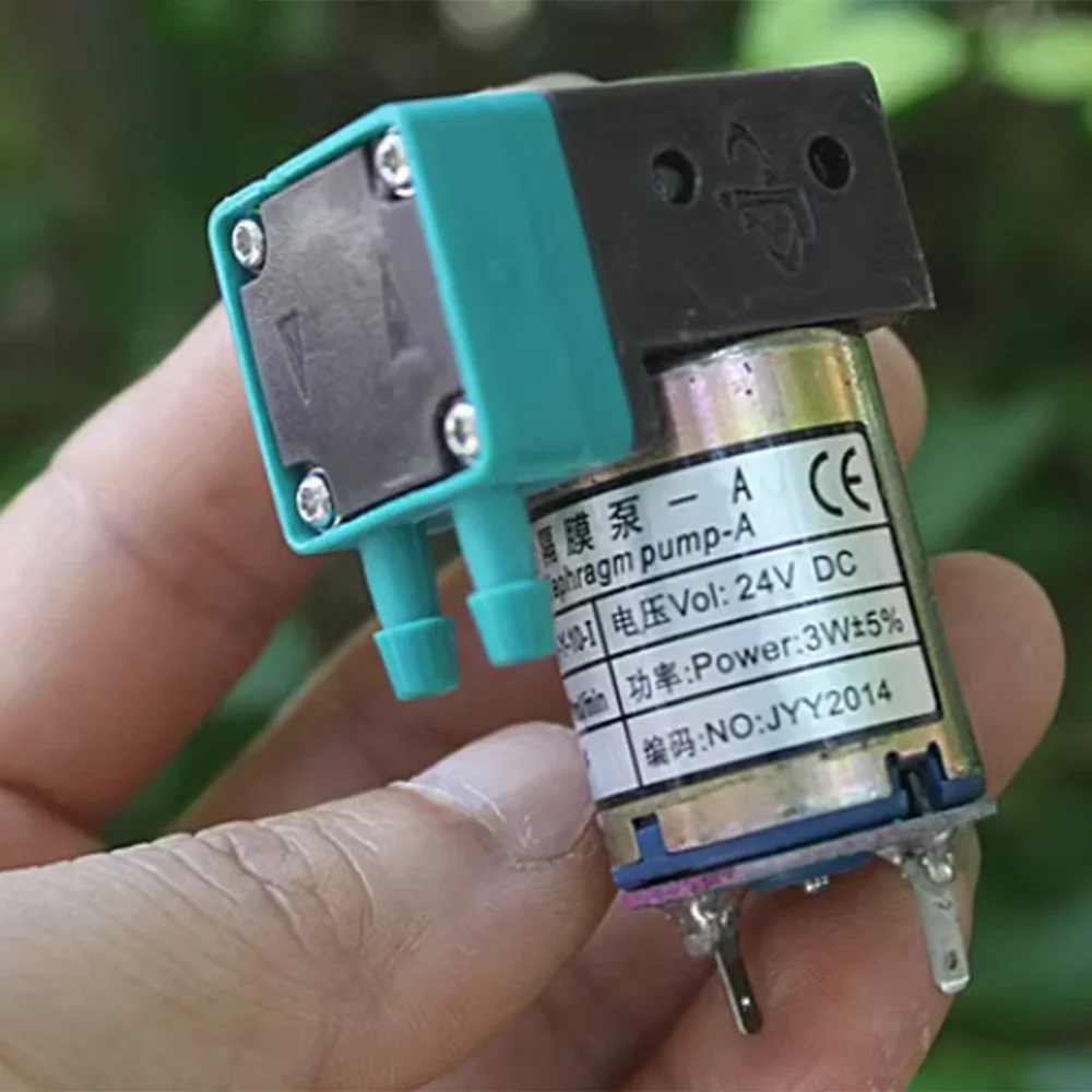 

Б/у диафрагменный насос JYY, большой чернильный насос, постоянный ток 24 В, 3 Вт, 100 мл-200 мл/мин, жидкий насос, зеркальный растворитель
