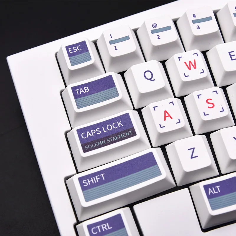 Conjunto Completo de Teclados Mecânicos de Teclado Perfil Cereja Hot Sublimação Pbt 68 84 87 108 980 Feker Alice80 Jogo - Imagem 3