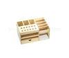 Wooden Storage Box Screwdriver Tweezers Holder Mobile Phone Repair Desktop Reception Tool Parts Box 4