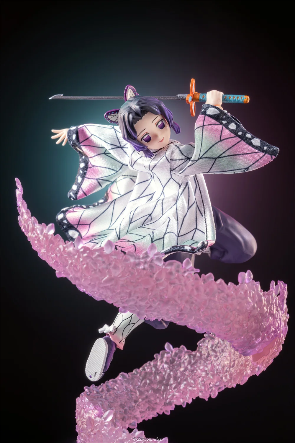 【노 바디】데몬 SHF BUZZmod 1/6 스케일 여성 군인 클래식 일본 애니메이션 하오리 망토 12인치 액션 피규어 모델 장난감용