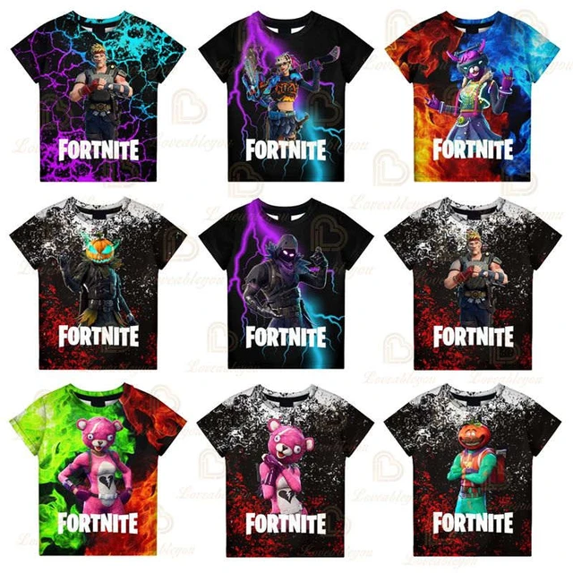 Fortnite Cartoon Star and Sandy Tops Teen Clothes Shoot Kids Tshirt Hero  Battle Royale 3D T-shirt Boys Girls Harajuku Tees - AliExpress