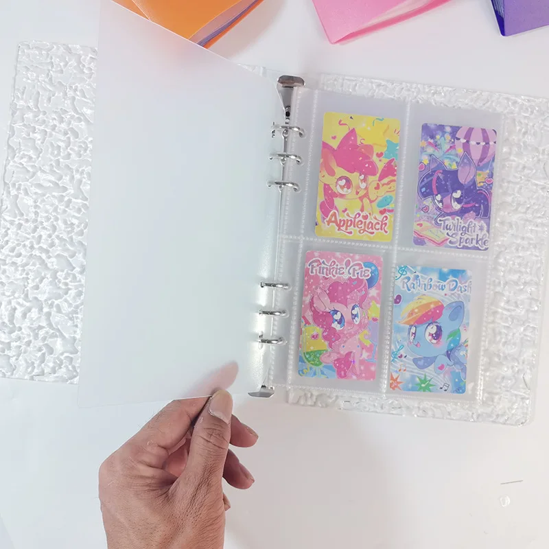 A5 アクリル水の波紋 DIY バインダーフォトカード収集ブック日記