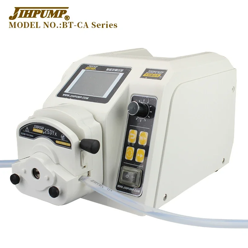 JIHPUMP Small 3000ml/min Peristaltic Pump Suppliers Stepp Driver kz25 yz25 Lab Chemical Dispenser Water Liquid Dosing Price